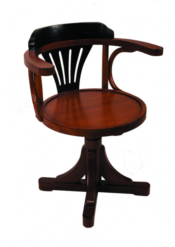 Purser’s Chair, Black & Honey (4672291766371)